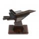 Сувенир &amp;quot;Самолет СУ - 30&amp;quot; из коричневого обсидиана 128718