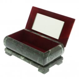 Шкатулка для денег &amp;quot;Купюра&amp;quot; с мозаикой из змеевика