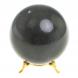 Шар из черного мрамора 9 см 123593