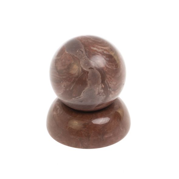 Шар 4,5 см из камня лемезит 5х5 см 127639