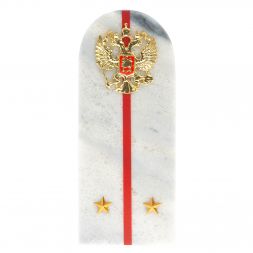 Сувенир погон &amp;quot;Лейтенант МВД&amp;quot; камень мрамор