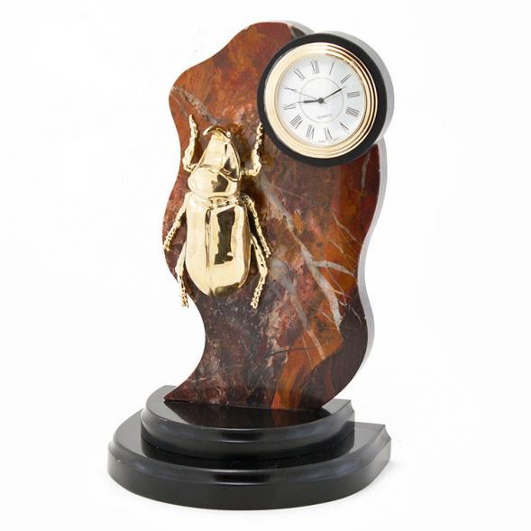 Часы &amp;quot;Жук&amp;quot; из яшмы 113062