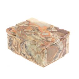 Шкатулка из оникса 10х7,5х6 см (3х4)