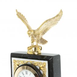 Настольный прибор из камня "Горный орел" мрамор