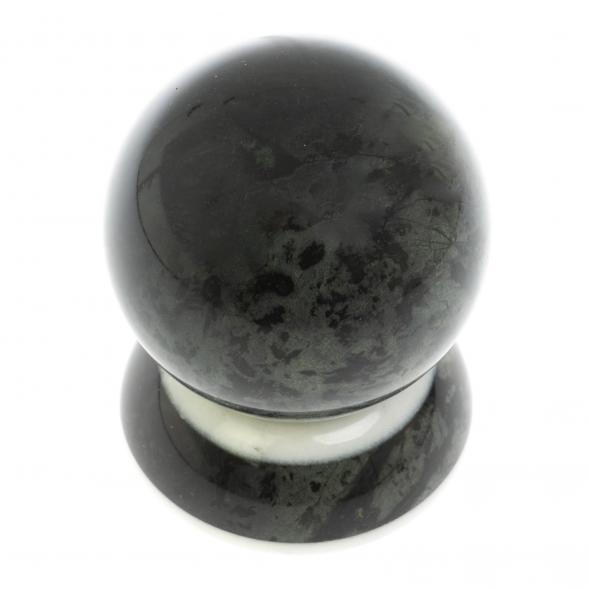 Шар на подставке из змеевика 9,5 см 128871