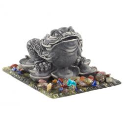 Сувенир &amp;quot;Жаба на монетах&amp;quot; из мрамолита