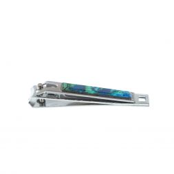 Кусачки для ногтей камень азурит