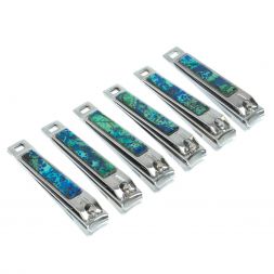 Кусачки для ногтей камень азурит