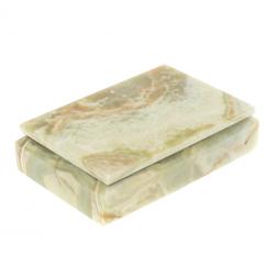 Шкатулка из оникса 15х10,5х5 см (4х6)