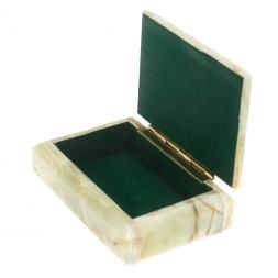 Шкатулка из оникса 15х10,5х5 см (4х6)