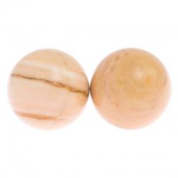 Шары для массажа 4,5 см 2 шт из газганского мрамора