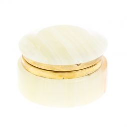 Шкатулка из оникса круглая 7,5х7,5х7,5 см (3)