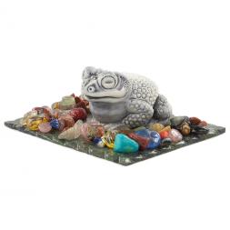 Сувенир из мрамолита "Жаба"