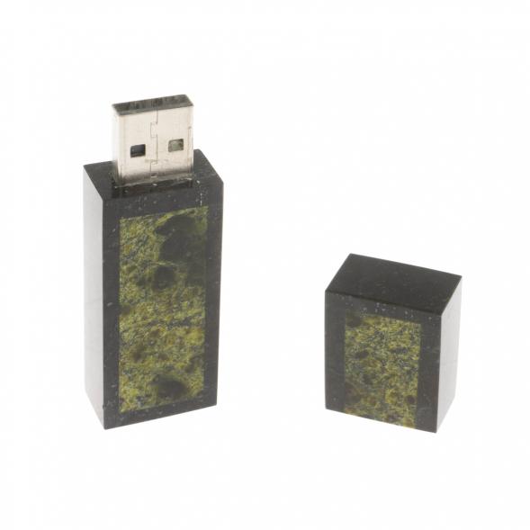 Флешка из камня змеевик 32 Gb 121069