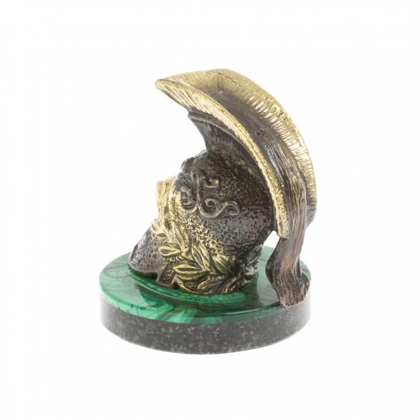 Статуэтка &amp;quot;Римский шлем&amp;quot; на малахите 129912