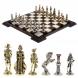 Шахматы &amp;quot;Отечественная война 1812 г.&amp;quot; доска 40х40 см обсидиан оникс 125494