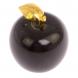 Яблоко из черного змеевика 7,5х7,5х8 см 126316