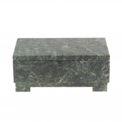 Шкатулка для денег &amp;quot;Купюра&amp;quot; с зеркалом змеевик 18,5х9,5х6,5 см