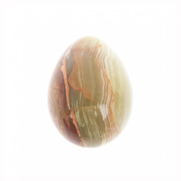 Яйцо из зелено-коричневого оникса 3,5х5 см 129866