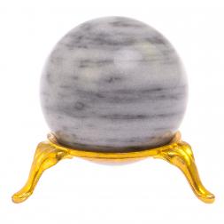Шар из серого мрамора 4,5 см