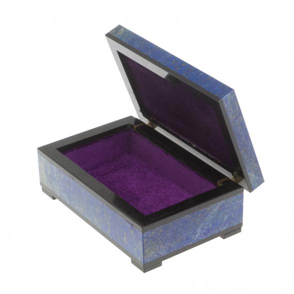 Шкатулка из афганского лазурита 12х8х4,5 см 127162