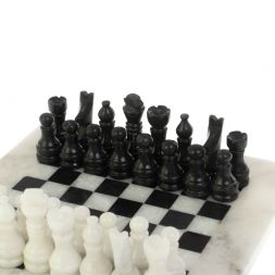 Шахматы "Сувенирные" доска 20х20 см мрамор