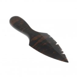 Декоративный нож малый из коричневого обсидиана 15х4х1 см