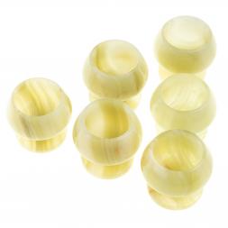 Набор рюмок из оникса 6 шт 5х4,7см 20 мл в коробке (2х2)