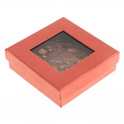 Зеркало круглое из камня авантюрин цвет серебро