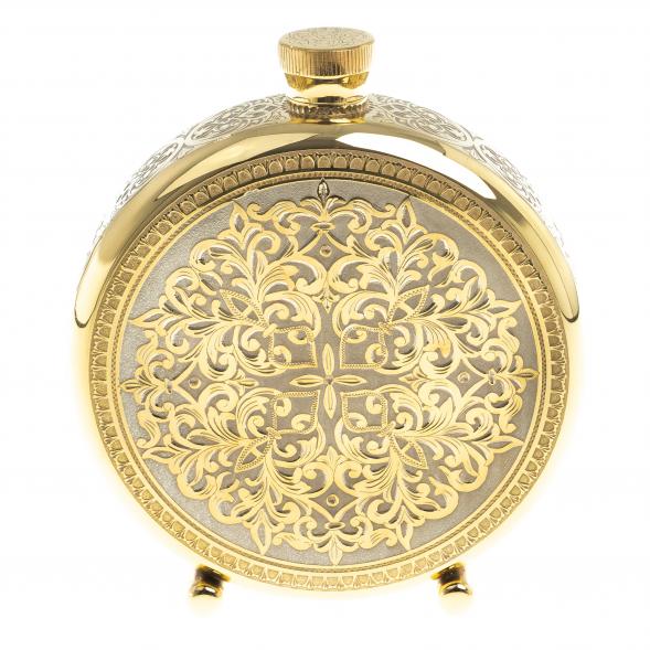 Подарочный набор &amp;quot;Медведь&amp;quot; фляжка и 2 стопки перевертыша Златоуст 123678