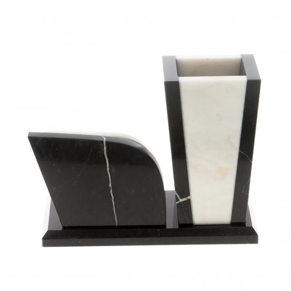 Визитница с карандашницей &amp;quot;Герб&amp;quot; из мрамора 124525