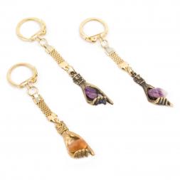 Брелок "Рука" бронза