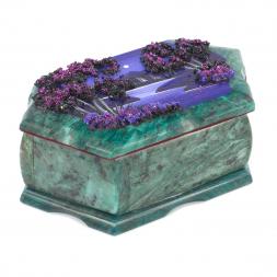 Шкатулка с рисунком &amp;quot;Рассвет&amp;quot; 17х10,5х7 см