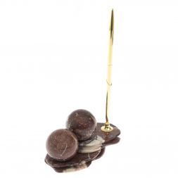 Композиция &amp;quot;Два шара&amp;quot; из креноида с ручкой