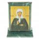 Икона &amp;quot;Св. Матрона Московская&amp;quot; змеевик 8х4х9,5 см 123503