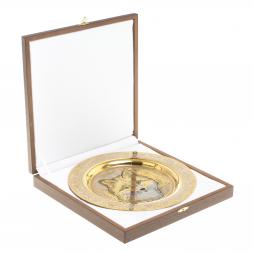 Тарелка с гравюрой &amp;quot;Лиса&amp;quot; 22,5 см Златоуст