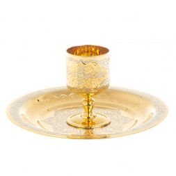 Водочный набор &amp;quot;На посошок&amp;quot; рюмка с тарелкой 40 мл Златоуст