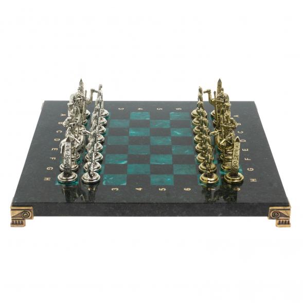 Шахматы подарочные &amp;quot;Египет&amp;quot; доска 32х32 см из змеевика 127725