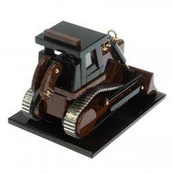 Сувенир &amp;quot;Трактор-бульдозер&amp;quot; из обсидиана