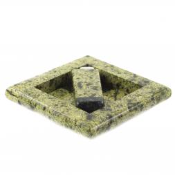 Подарочный набор Пепельница с зажигалкой из змеевика