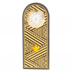 Часы &amp;quot;Погон генерал&amp;quot; овал цвет золото камень змеевик