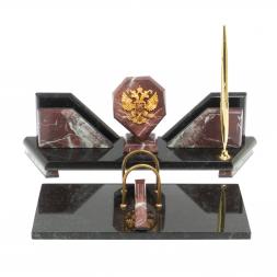 Настольный набор &amp;quot;Эталон с гербом РФ креноид