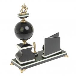 Набор с визитницей &amp;quot;Георгий Победоносец&amp;quot; змеевик