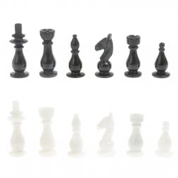 Шахматы из мрамора "Классические" люкс доска 30х30 см