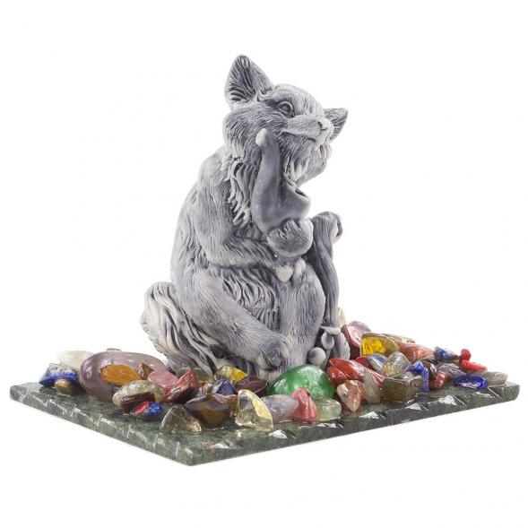 Сувенир из мрамолита &amp;quot;Лиса с трубкой&amp;quot; 120599