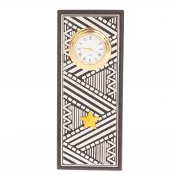 Часы &amp;quot;Погон генерал&amp;quot; цвет серебро камень змеевик прямоугольные