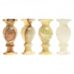 Подсвечник для церковной свечи из оникса 4х8,5 см (1,5х3,5)