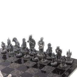 Шахматы &amp;quot;Средневековье&amp;quot; доска 40х40 см с гравировкой