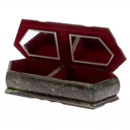 Шкатулка с двумя отделениями &amp;quot;Хозяйка медной горы с осенним пейзажем&amp;quot; 29,5х12х8 см