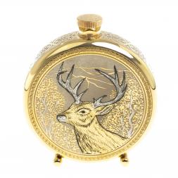 Подарочный набор "Олень" фляжка и 3 стопки перевертыша Златоуст